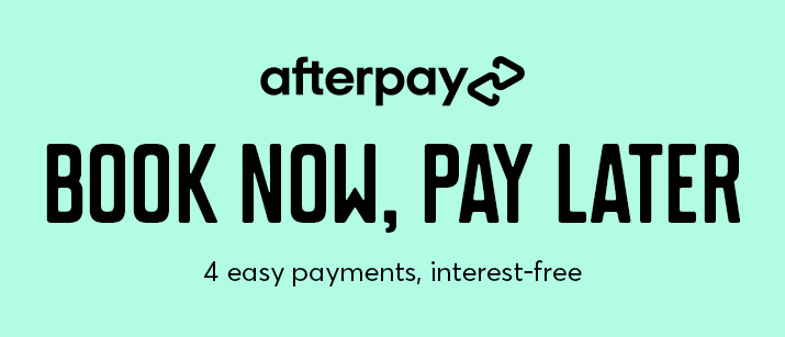 Now offering Afterpay!